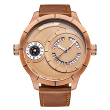 Load image into Gallery viewer, Oulm Unique Design Calendar Quartz Watch