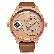 Load image into Gallery viewer, Oulm Unique Design Calendar Quartz Watch