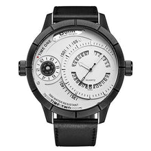 Load image into Gallery viewer, Oulm Unique Design Calendar Quartz Watch